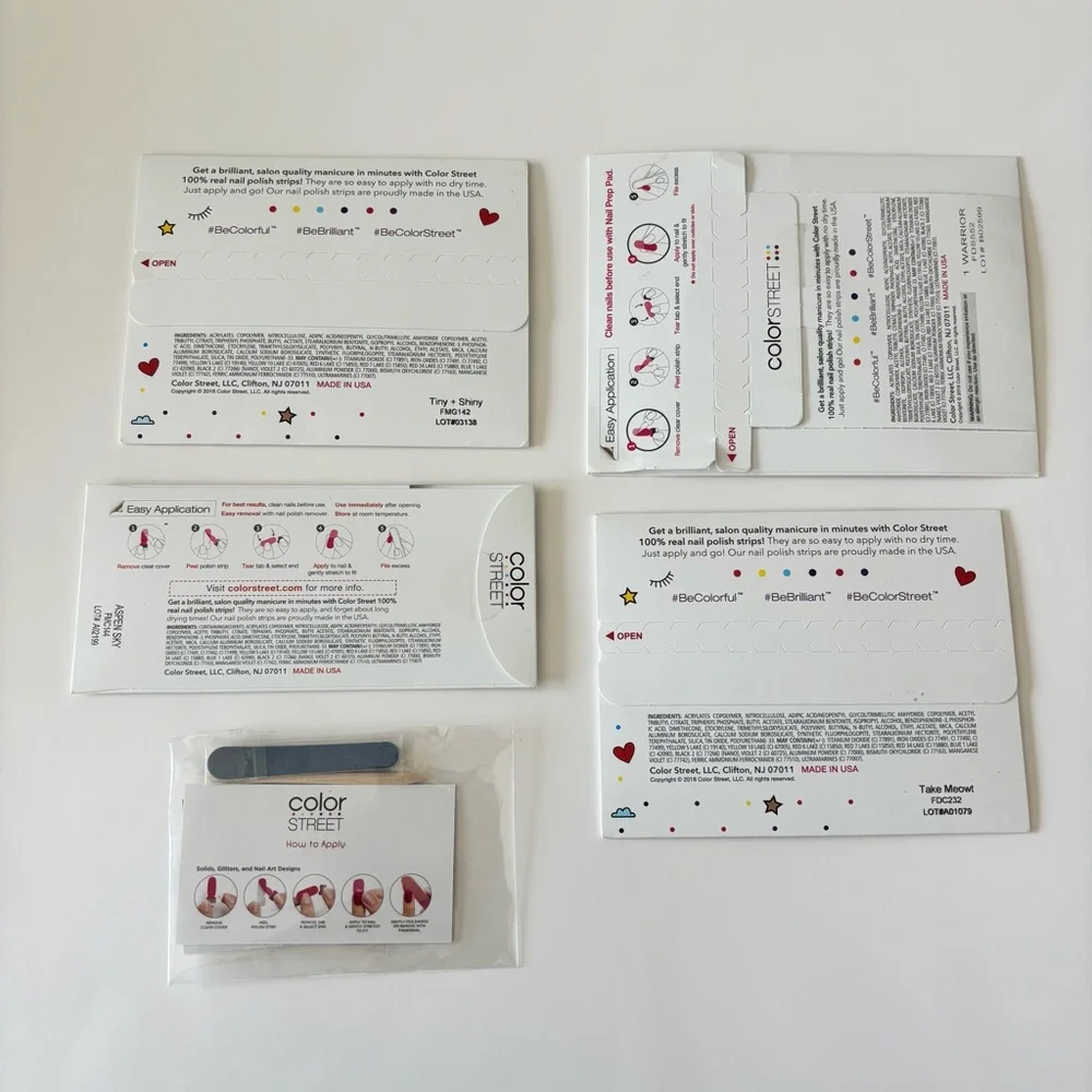 Color Street Nail Polish Strips Bundle